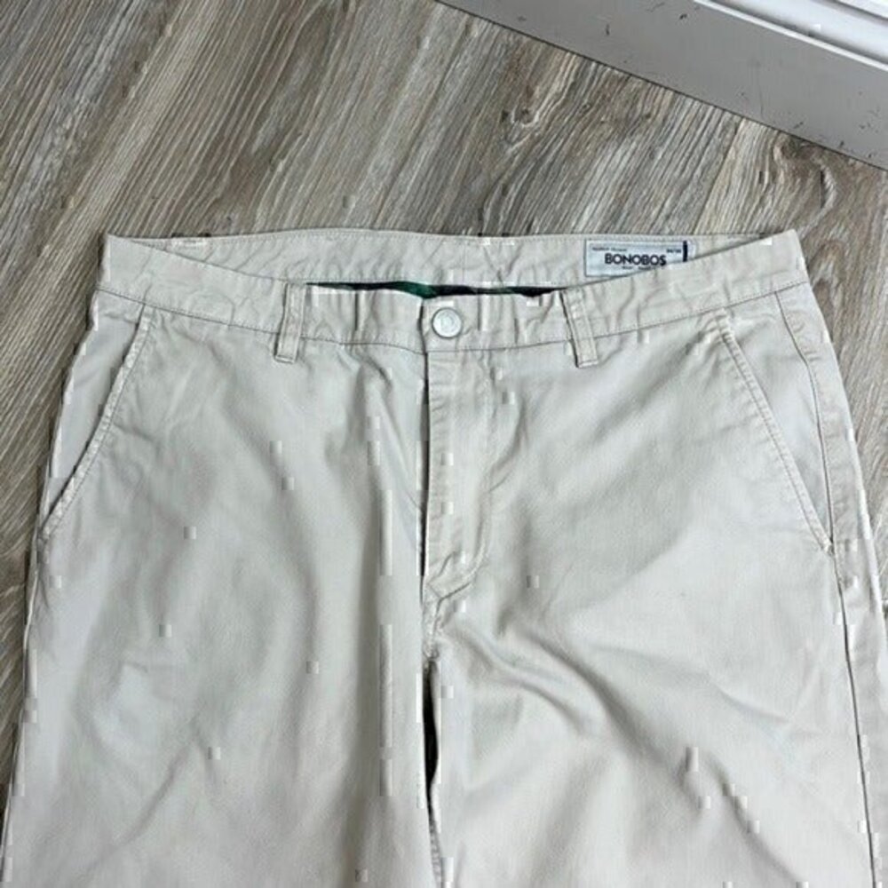Bonobos Straight Fit  Pants size 34/32 men plaid print inside